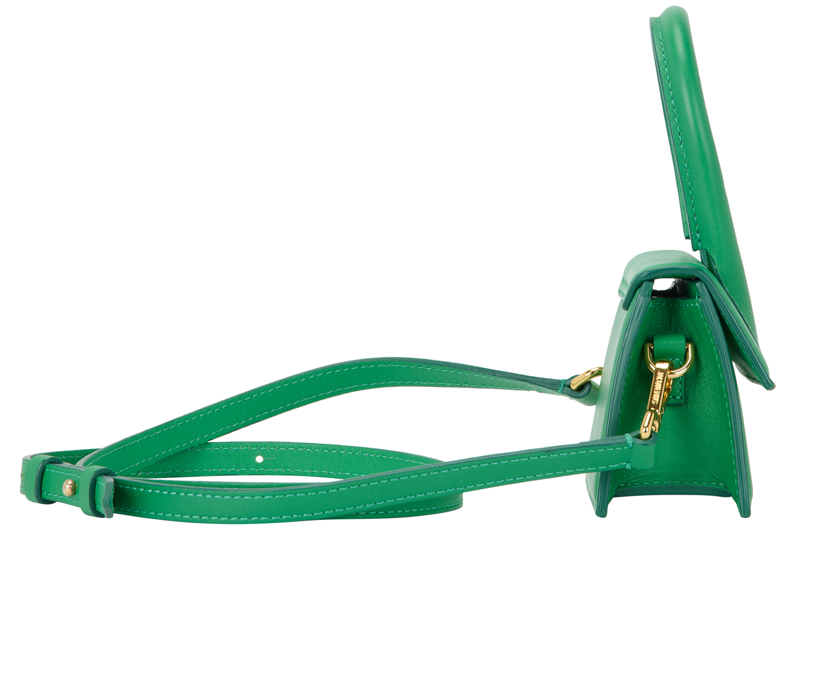 Le Chiquito, &pound;250, Handbags, Green, Leather, Side view